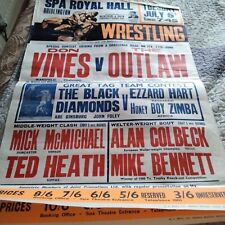 British Wrestling Poster 