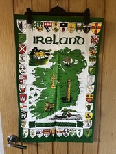 Vintage Map Of Ireland Tea