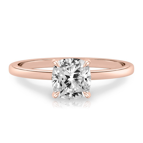 18k rose gold ring - gold, wedding