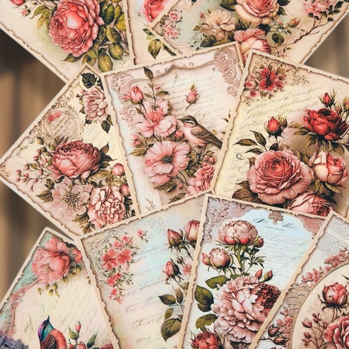 Sheets vintage decorative - 10,
