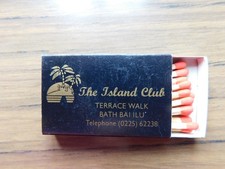 Bath The Island Club Terrace Walk Matchbox Bryant & May  c1980