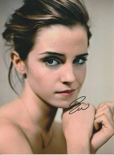 Signed emma watson - signed,