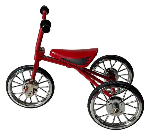 Red miniature tricycle motif - red, tricycle,