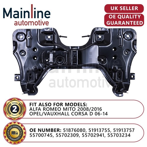 Front subframe crossmember - front,
