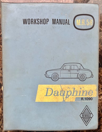 Renault dauphine r1090 saloon - r1090,