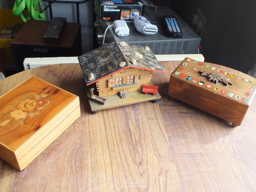 Old music boxes for - old,