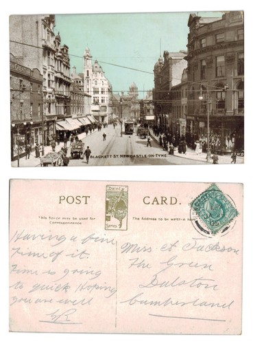 Vintage postcard blackett - vintage,