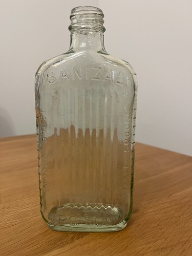 Sanizal poison embossed glass - ,