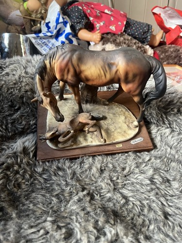 Vintage 1980s horse figurine - vintage,