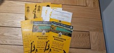 Selection of football programmes from Wolverhampton Wanderers