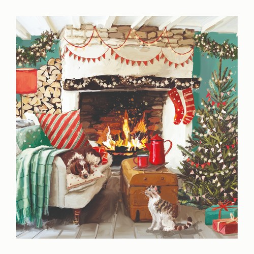 Christmas cards cats - christmas,