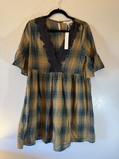Symphony A-Line Plaid Lace V