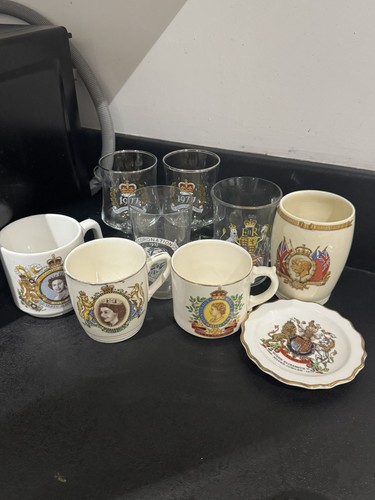 Vintage royal memorabilia mugs - royal,