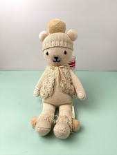 Cuddle + Kind Stella Polar Bear Soft Toy Animal Hand Knitted in Peru 18”
