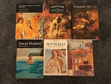 7 BOOKS - DAVID HOCKNEY BOTTICELLI ROMANTIC ART ROMANTICISM PAINTING & SCULPTURE