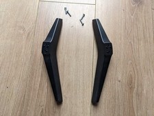 Sharp 55BJ2KE 55" LED TV base stand legs - black with screws