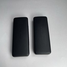 Karen Millen Eyeglasses Case x2 Black Snap Shut Hard Cover Holder Storage