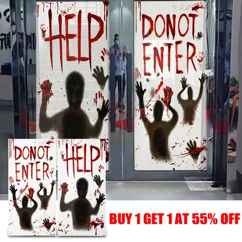 Large halloween window - 2x,