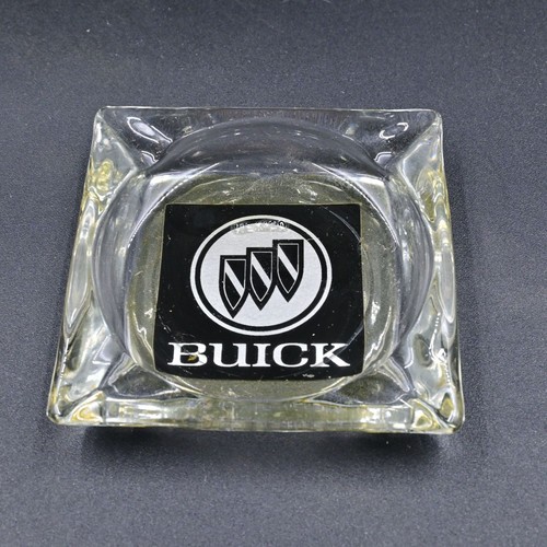 Buick glass ashtray vintage - buick,
