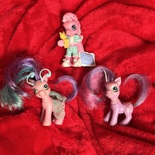 VINTAGE My Little Pony G3 Breezie’s Parade Meadow Moon HONEYDEW HUM & Pinkie Pie