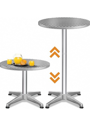 Round high bar table - round,