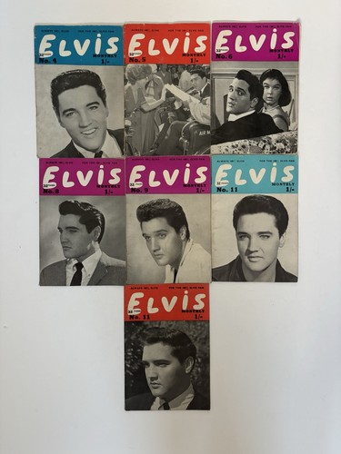 Elvis monthly magazines - 7,