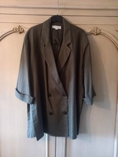Womens Zara Khaki Longline Blazer. Size XL. NWOT.
