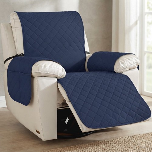 Stylish navy armchair - navy,