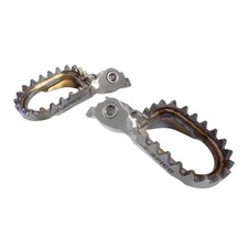 APICO REAL TITANIUM TRIALS BIKE FOOTPEGS / FOOTRESTS. SUPER STRONG! LIKE RAPTOR.