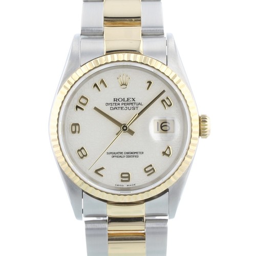 Rolex datejust 16233 - 36, cream