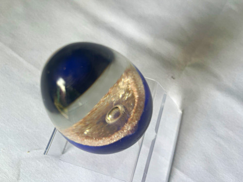 Blue clear glass decorative - clear,