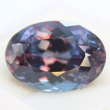15 Ct Color Change Natural Alexandrite Oval Shape Loose Gemstones Certified