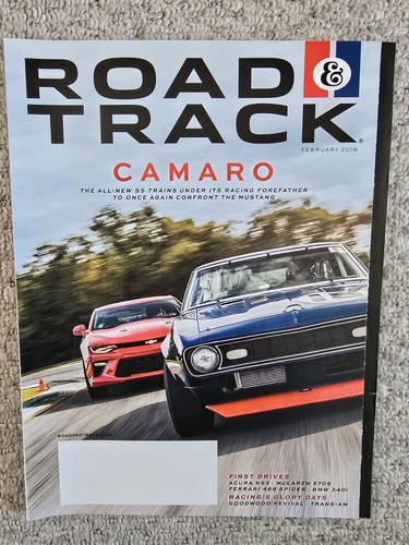 Road track magazine - track,