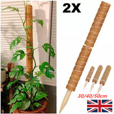 2X Moss Pole for Climbing Plants Coir Totem Plant Monstera Support Stick Poles