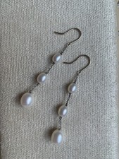 Tiffany & Co. Elsa Peretti, Pearls By The Yard Triple Pearl. Sterling Silver