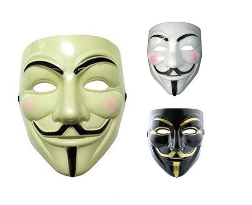 Anonymous face mask vendetta - face, v