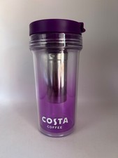 Costa Coffee 450ml / 16oz Plastic Leak Proof Bottle With Filter Office Drinking