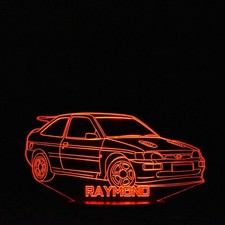 Car Night Light Ford Escort Cosworth | Personalised Classic Car | Car | Ford
