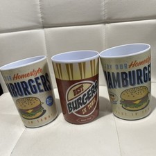 Trio of Melamine Drinking Cup