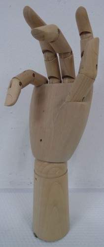 30cm wooden artist hand - artist,