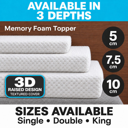 Memory foam mattress topper - memory,