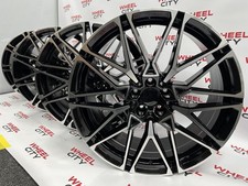 22" Inch BMW Black Machined Face Alloy Wheels X5/X6/X7 G05/G06 5X112