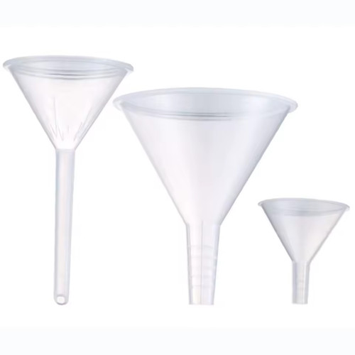 3pcs clear plastic funnel - clear,