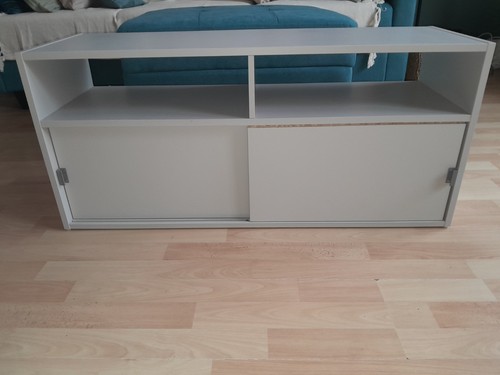 Ikea grey stand with - with, two