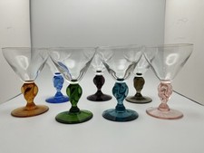 Stems 7 Clear Bowl Colored