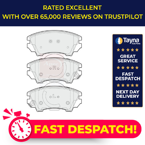Brake pads set fits saab - pads,