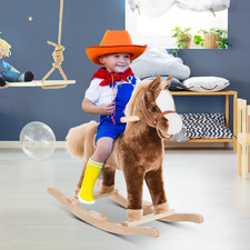 Kids wooden rocking - wooden, toy