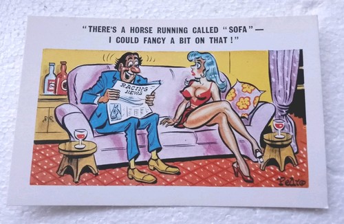 Saucy seaside postcard vintage - postcard,