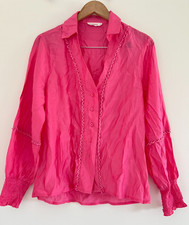 GRACE & CO. Puff Sleeves Pink