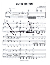 Jimmy Iovine Signed Autograph Bruce Springsteen Born to Run Sheet Music
